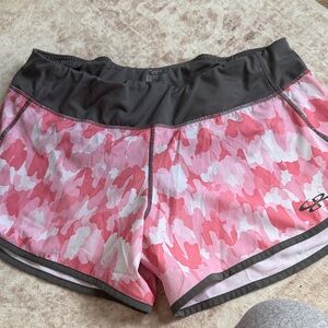 Pink Camo Women's Athletic Shorts